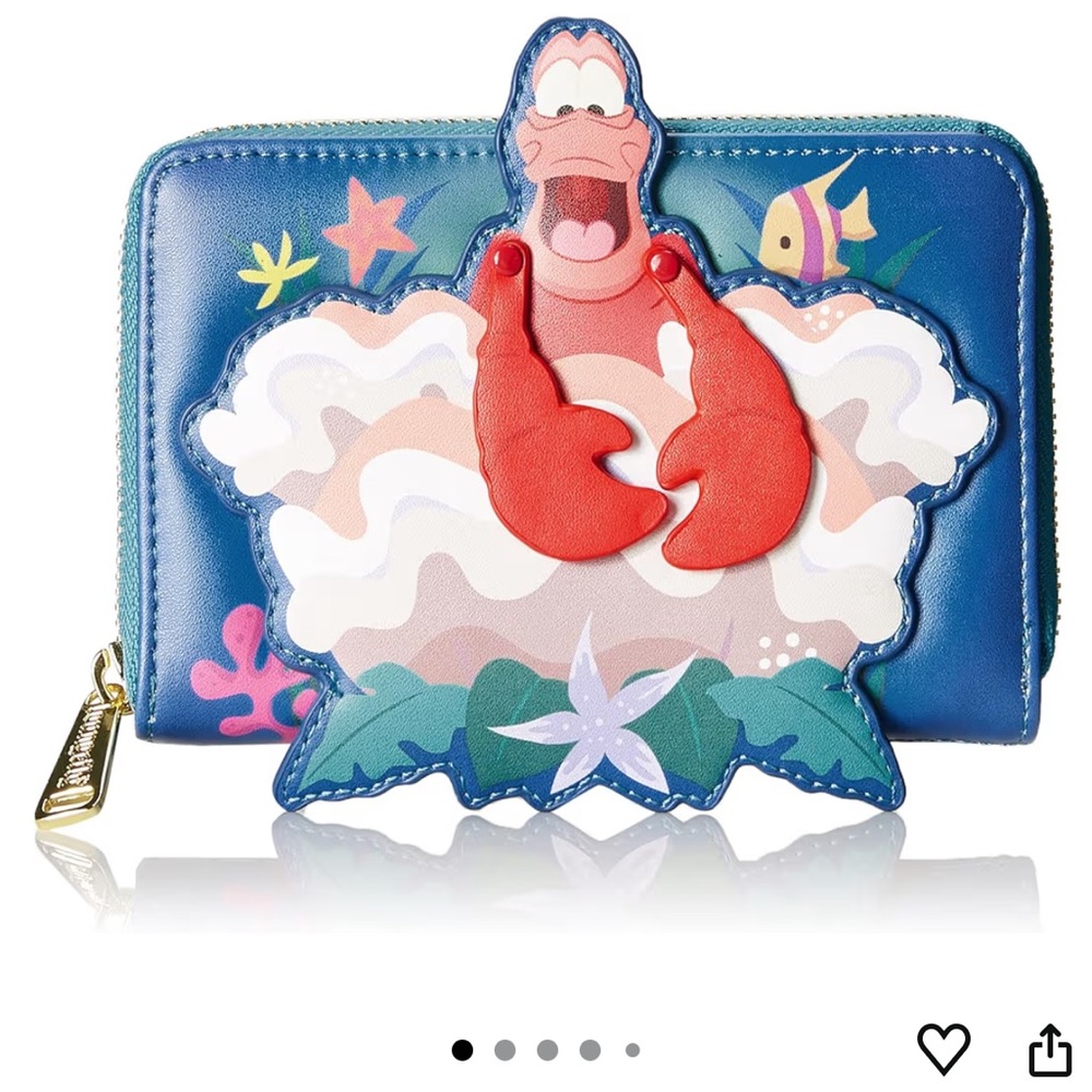 Loungefly Disney Little Mermaid Sebastian Wallet - Exclusive